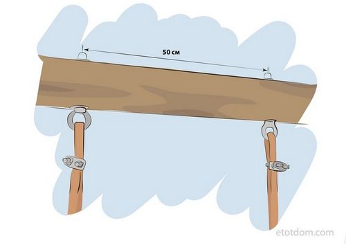 Качели с креплением к потолку 