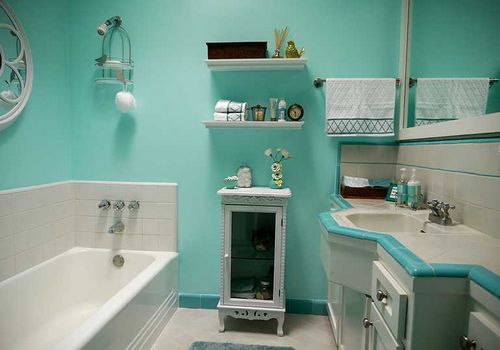 Краска для ванной комнаты: виды и 
