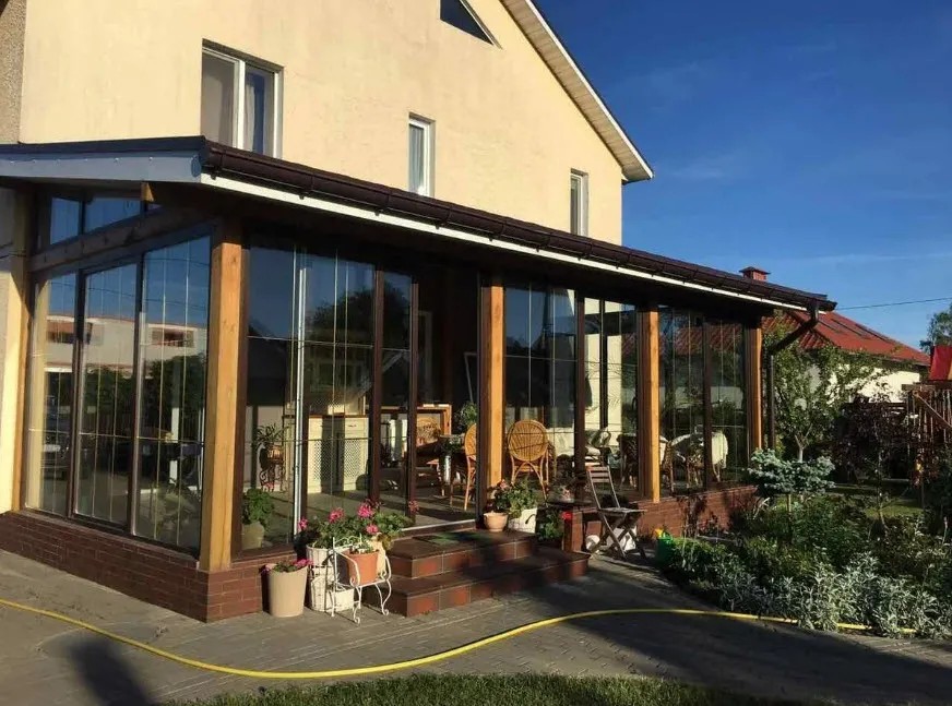 Остекление террасы фото: 100 идей для оформления остекленной террасы ...