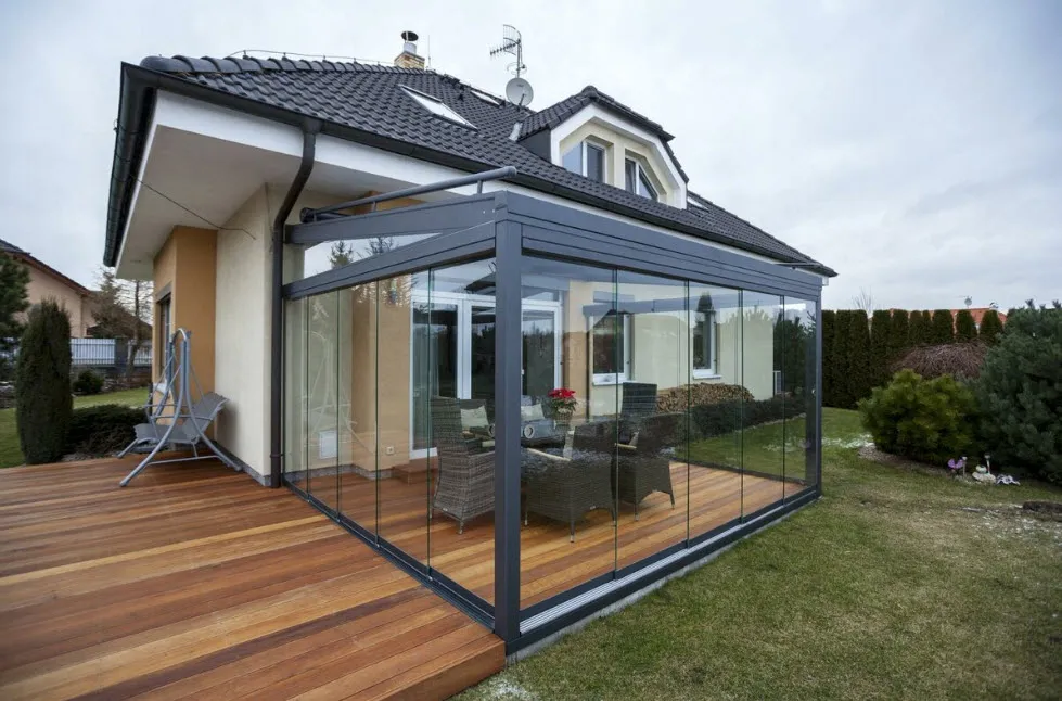 Остекление террасы фото: 100 идей для оформления остекленной террасы ...