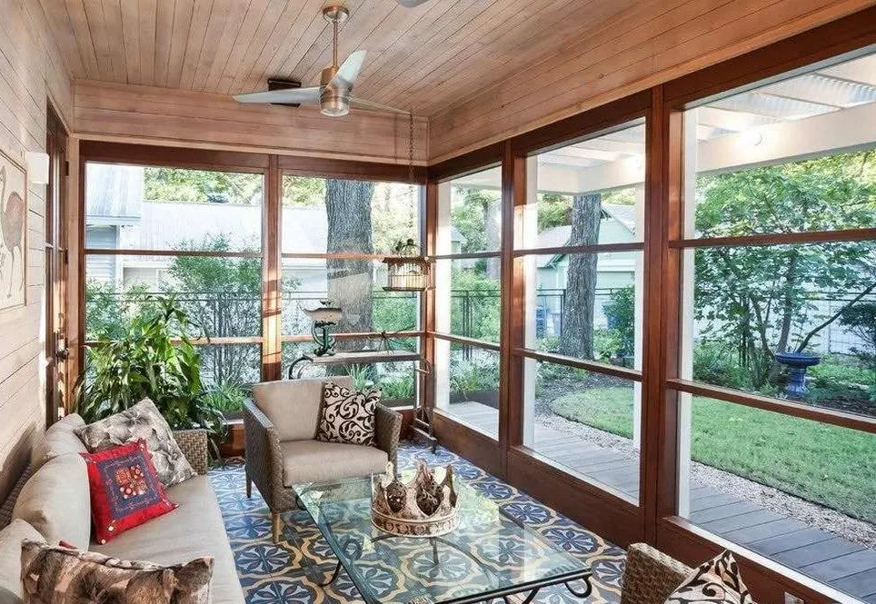 Остекление террасы фото: 100 идей для оформления остекленной террасы ...