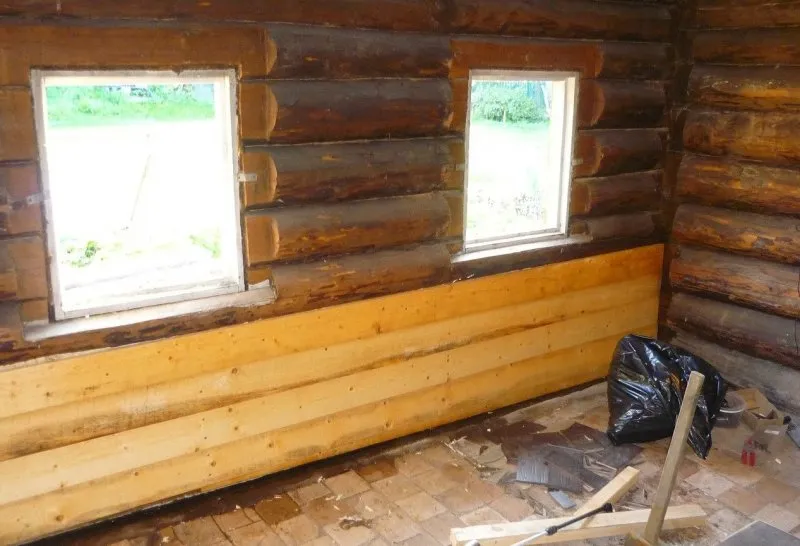 Внутренняя отделка стен старого деревянного дома: 155 фото процесса ремонта